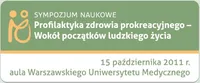 Ilustracja do wpisu na blogu o sympozjum dot. profilaktyki zdrowia prokreacyjnego – grafika informująca o tym sympozjum.